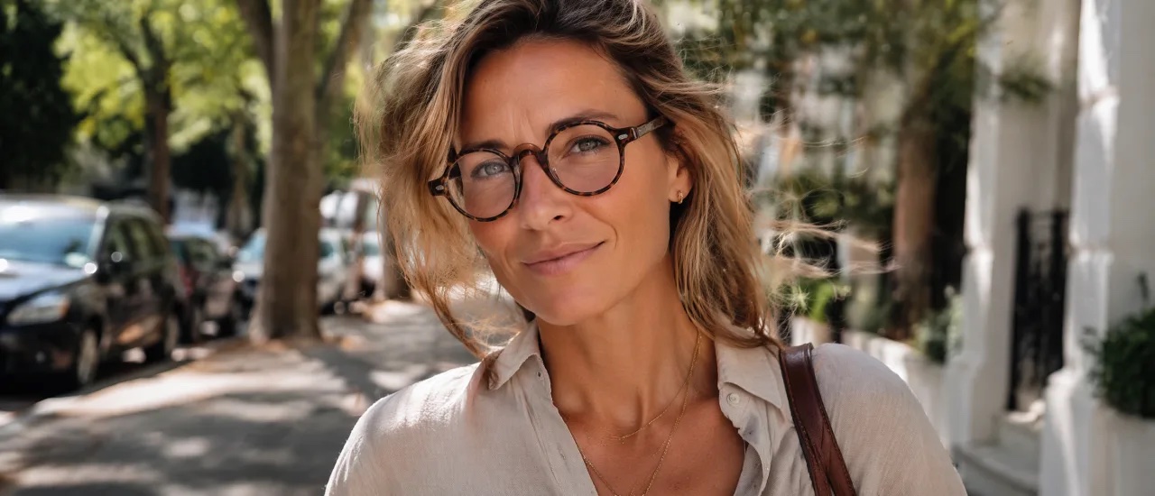 Reading glasses, refreshingly modern.